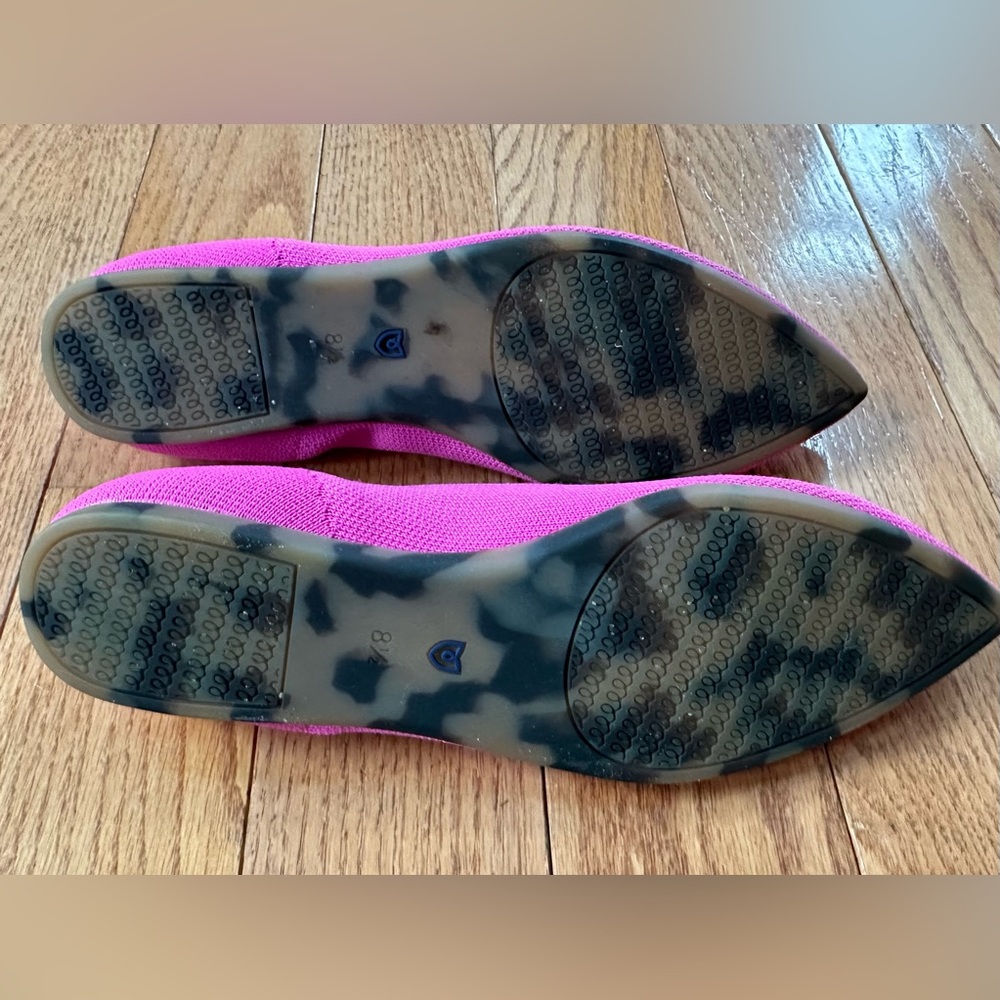 Rothy's Dragonfruit Fuchsia Bright Pink in Women's size 8.5 EXCELLENT LIKE NEW! - Picture 5 of 6